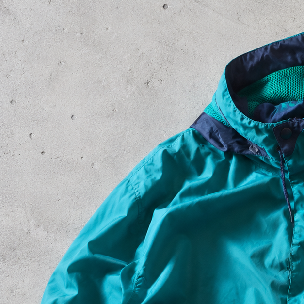 Nike Windbreaker Marineblau, Green Limited Stitched Logo (Size L)