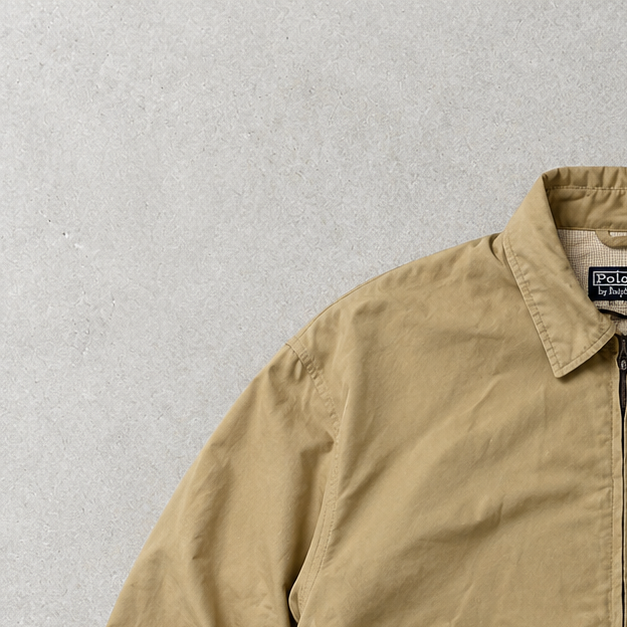 Ralph Lauren Harrington Jacket Beige Rare (M)