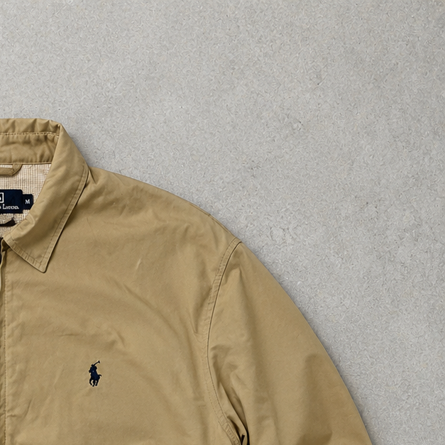 Ralph Lauren Harrington Jacket Beige Rare (M)