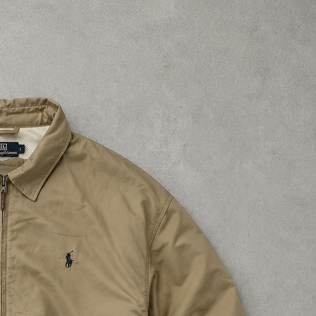 Ralph Lauren Harrington Jacket Beige Rare (M)