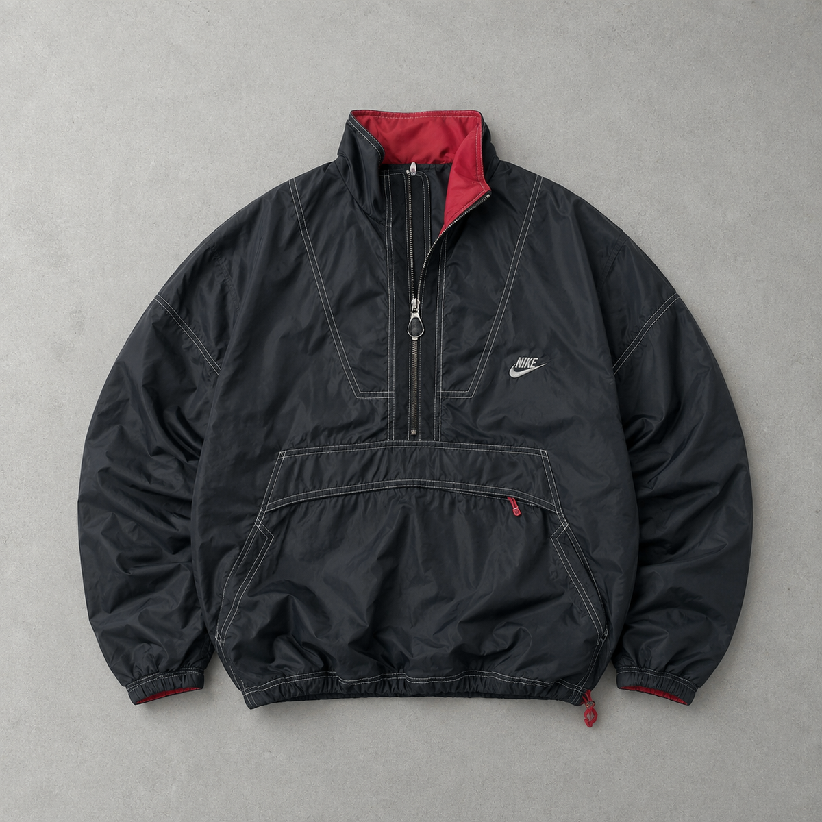Y2K Nike Windbreaker Marineblau Limited (Size XL)