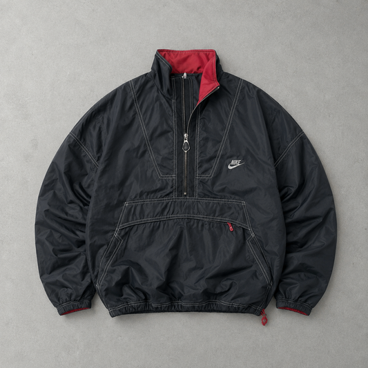 Y2K Nike Windbreaker Marineblau Limited (Size XL)