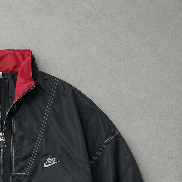Y2K Nike Windbreaker Marineblau Limited (Size XL)