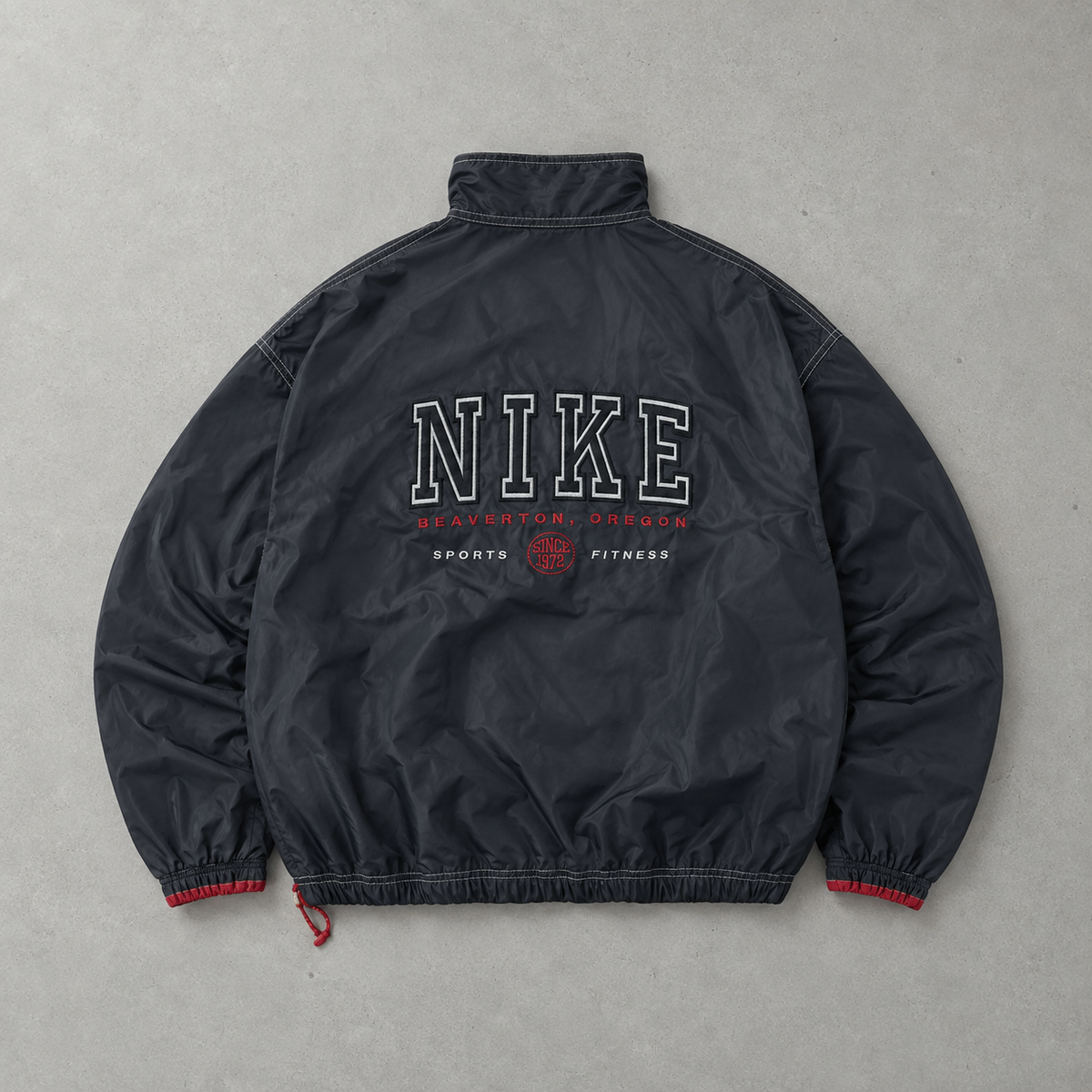 Y2K Nike Windbreaker Marineblau Limited (Size XL)