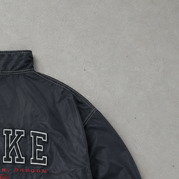 Y2K Nike Windbreaker Marineblau Limited (Size XL)