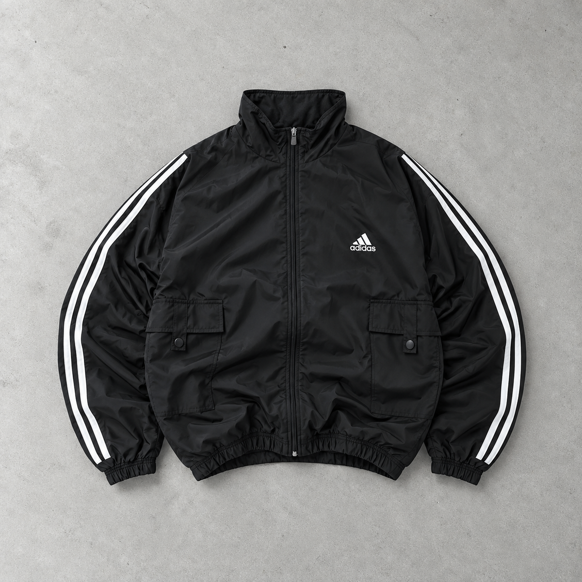 Veste de survêtement Adidas Noir/Blanc Limitée (S)