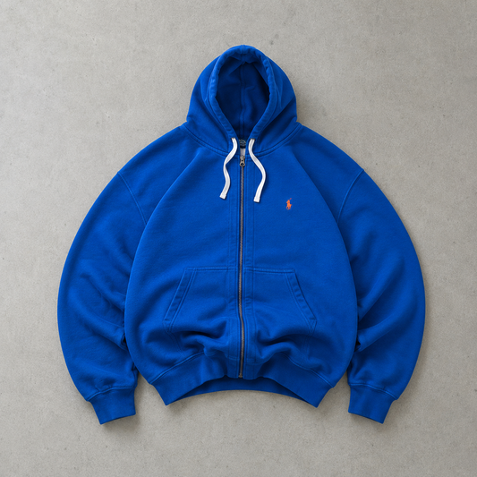 Ralph Lauren Streetwear Piece Blau Rare (L) Stitched Logo