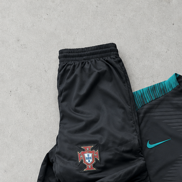 Portugal Nike Tracksuit Black Rare (S)