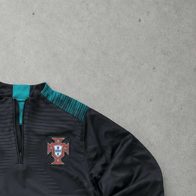 Portugal Nike Tracksuit Black Rare (S)