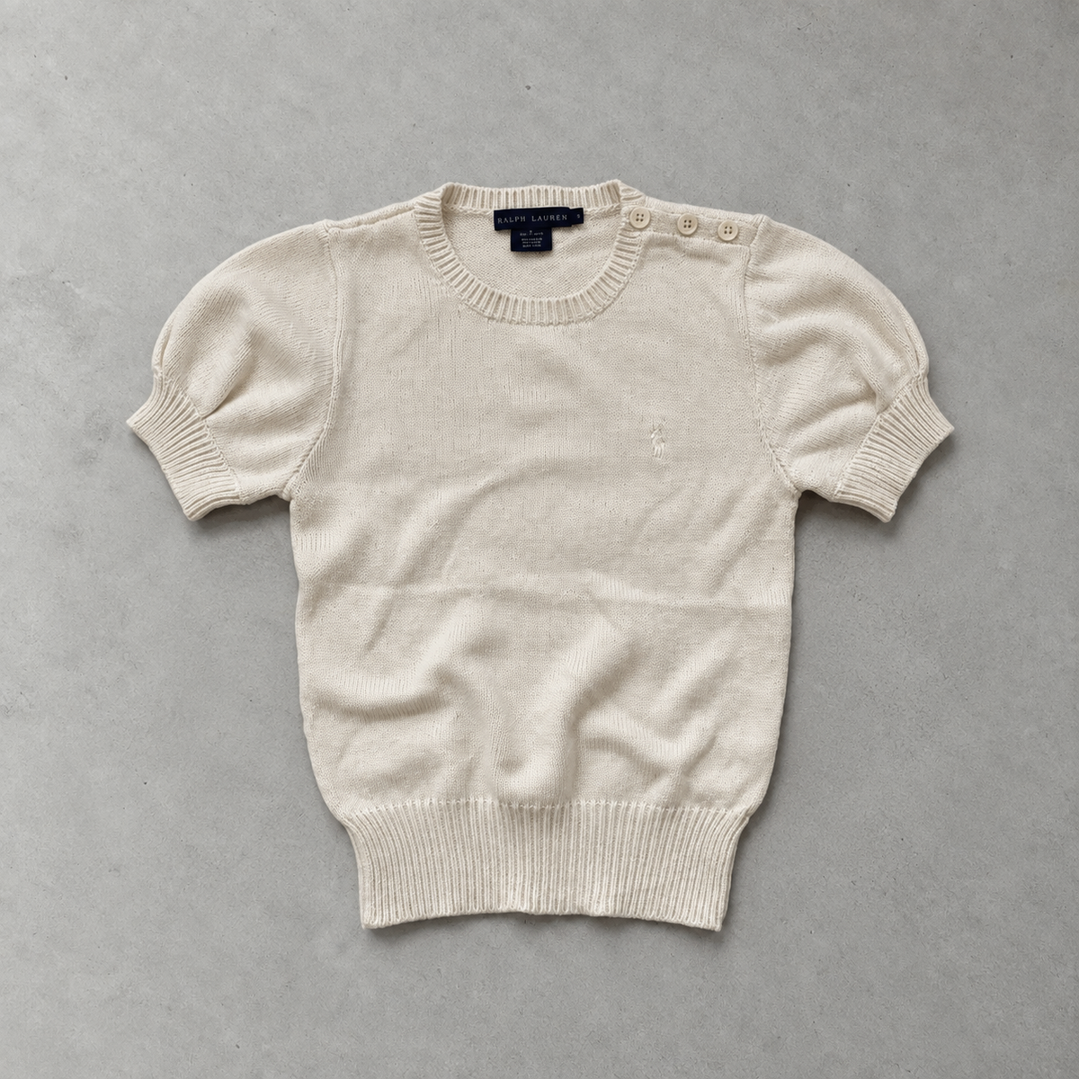 Polo Ralph Lauren Sweater Creme Rare (S)