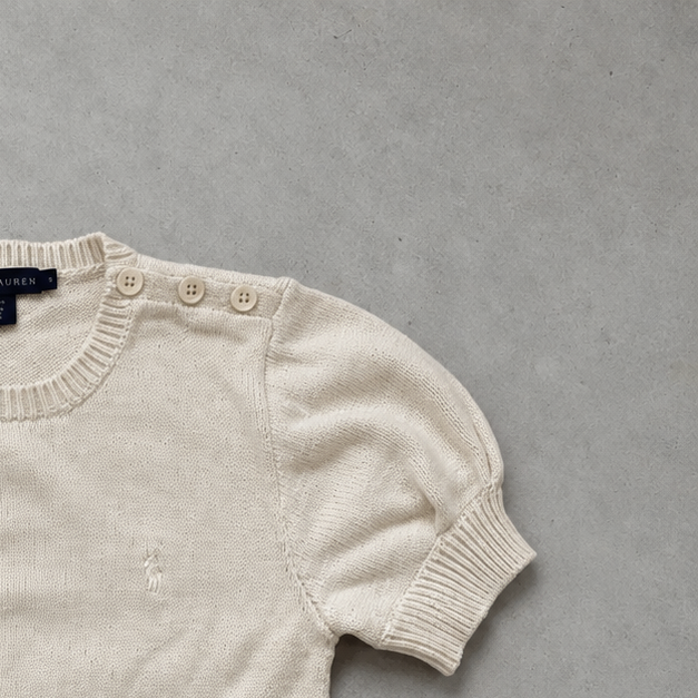 Polo Ralph Lauren Sweater Creme Rare (S)