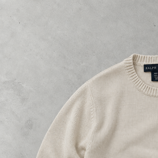Polo Ralph Lauren Sweater Creme Rare (S)