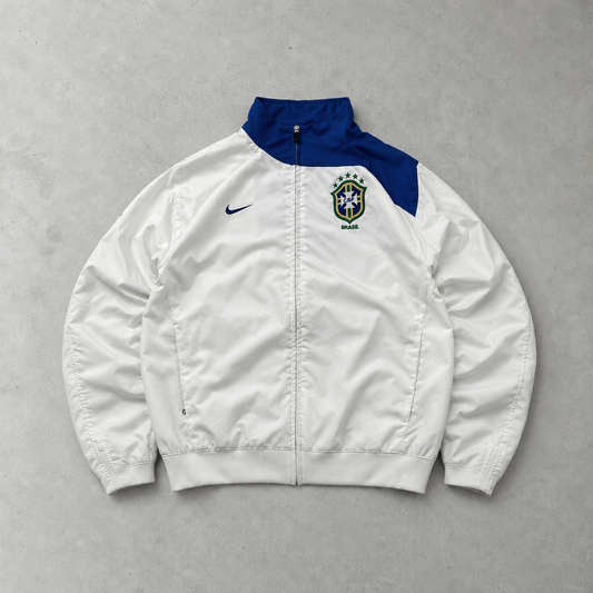 Brasil Y2K Nike Track Jacket Weiß Rare (L)