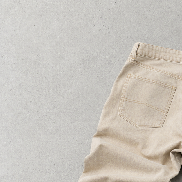 Y2K Armani Jeans Bootcut Jeans Beige Limited (S)