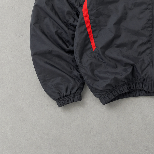 Nike Jacket Schwarz, Rot Rare (L)