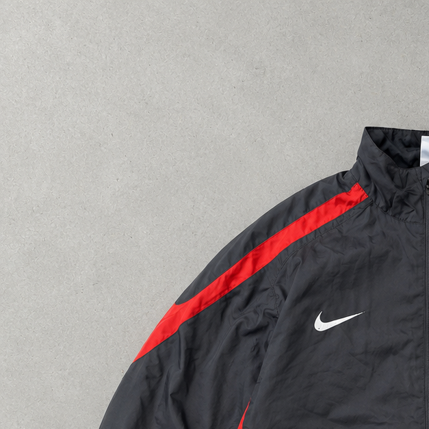Nike Jacket Schwarz, Rot Rare (L)