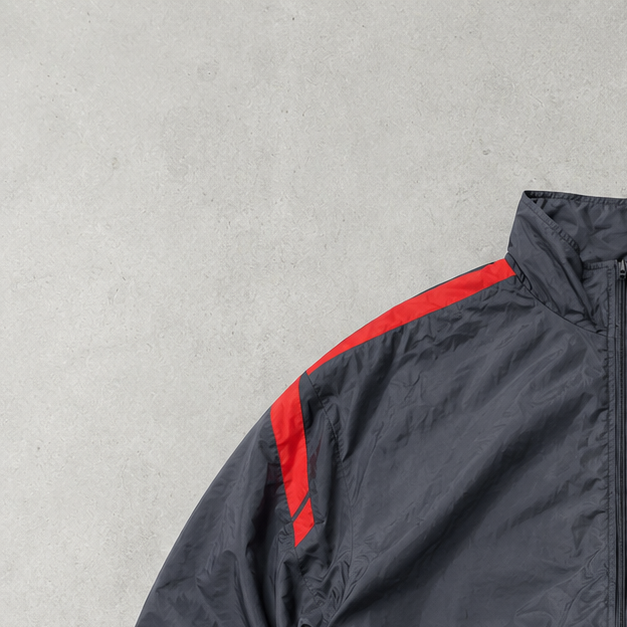 Nike Jacket Schwarz, Rot Rare (L)
