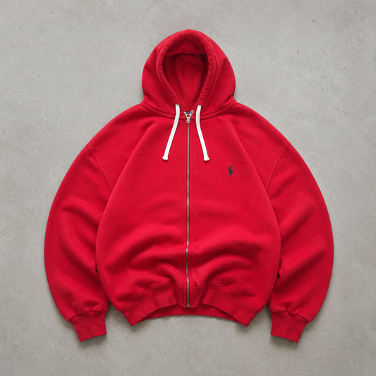 Ralph Lauren Vest Rot Rare (L) Stitched Logo