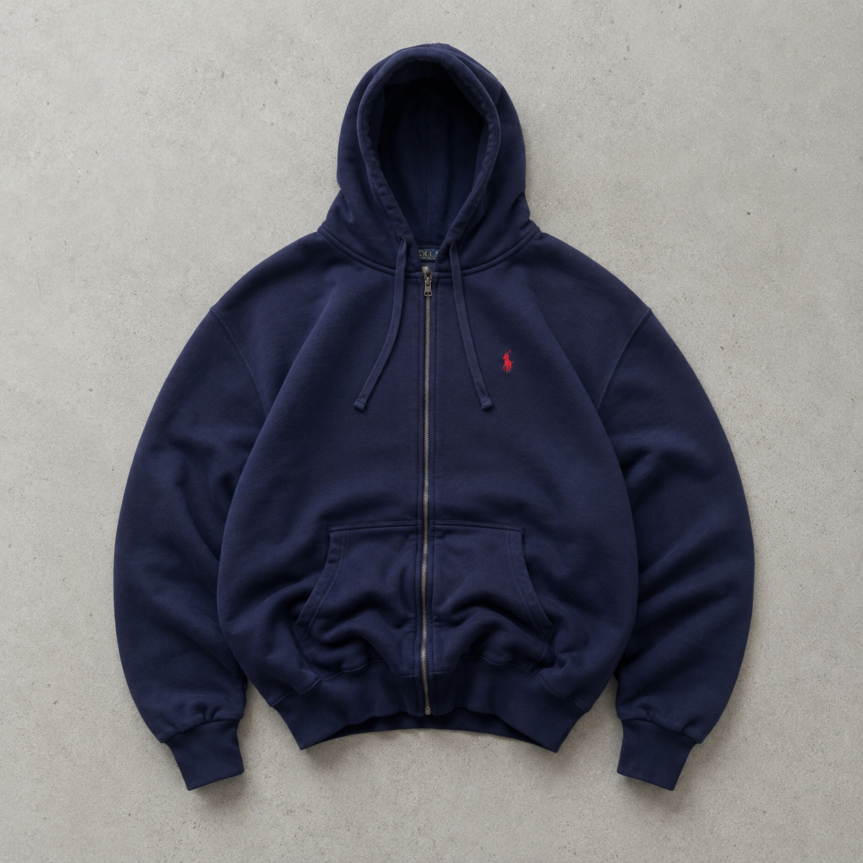 Ralph Lauren Vest Marineblau Rare (L) Stitched Logo