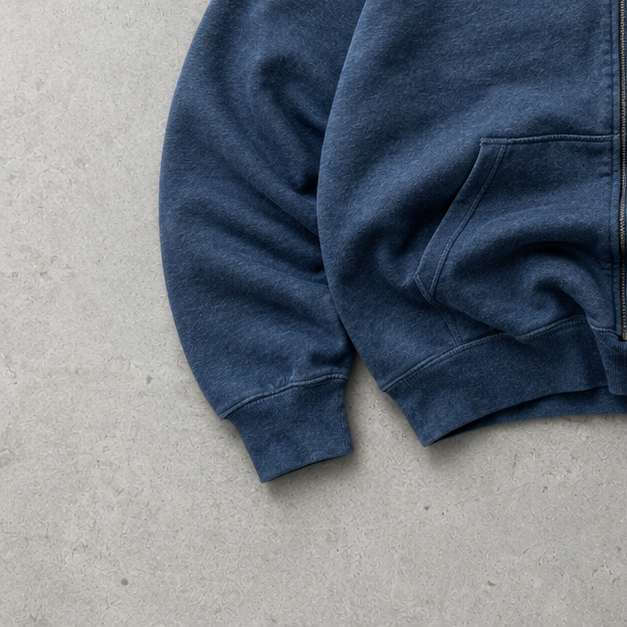 Ralph Lauren Hoodie Blau, Marineblau Rare (L) Stitched Logo