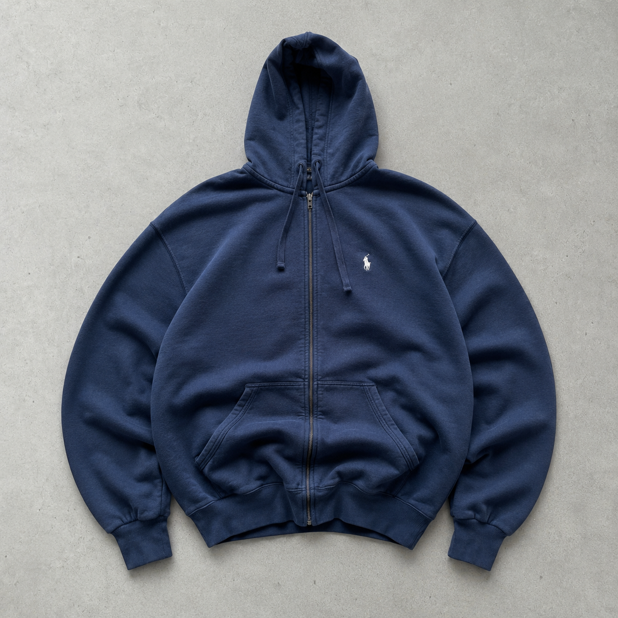 Ralph Lauren Sweater Marineblau Rare (L) Stitched Logo