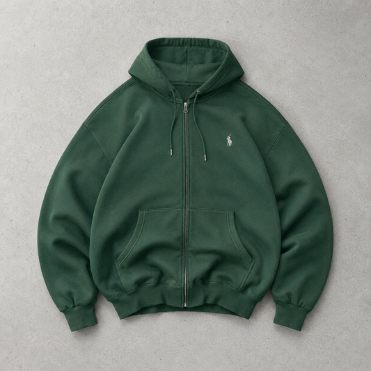 Ralph Lauren Hoodie Dunkelgrün Limited (L) Stitched Logo