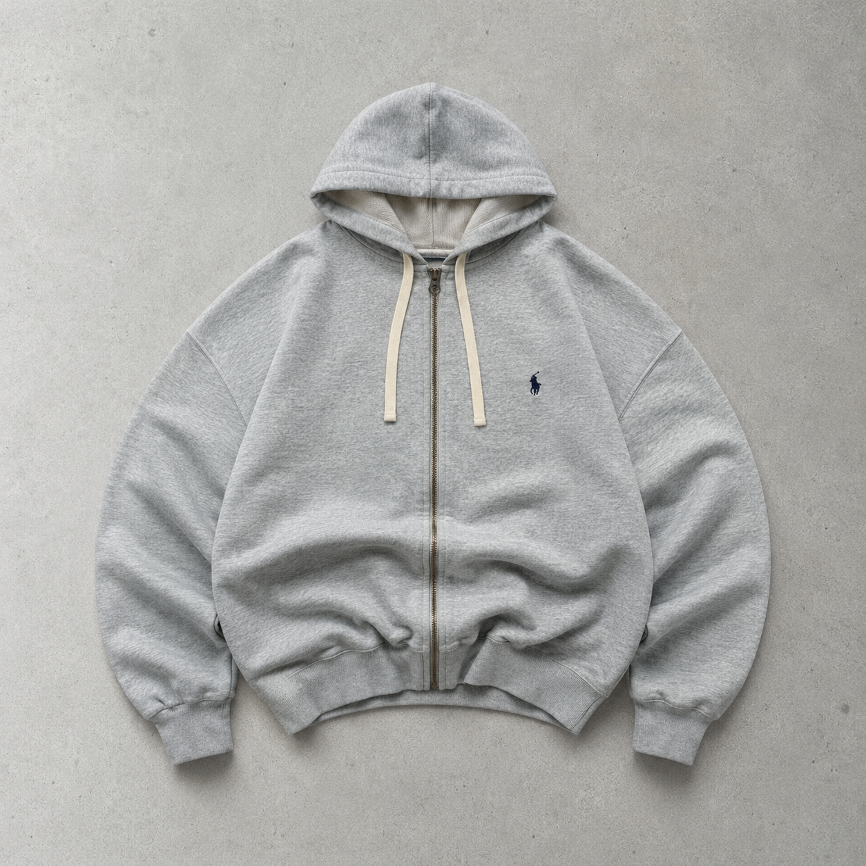 Brazil Football Ralph Lauren Hoodie Grau Limited (L) Stitched Logo