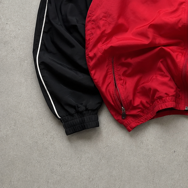 Vintage Nike Track Jacket Red, Black Rare (L)
