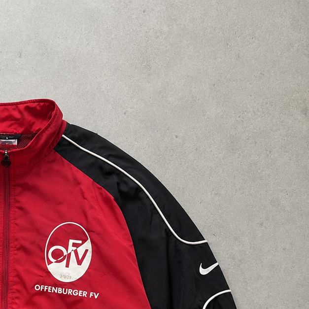 Vintage Nike Track Jacket Red, Black Rare (L)
