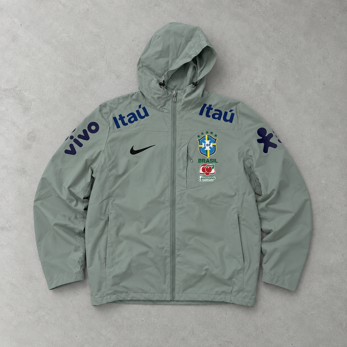 Brasilien Nike Windbreaker Türkis Limited (M)