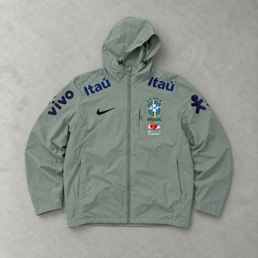Brasilien Nike Windbreaker Türkis Limited (M)