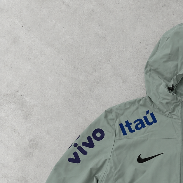 Brasilien Nike Windbreaker Türkis Limited (M)