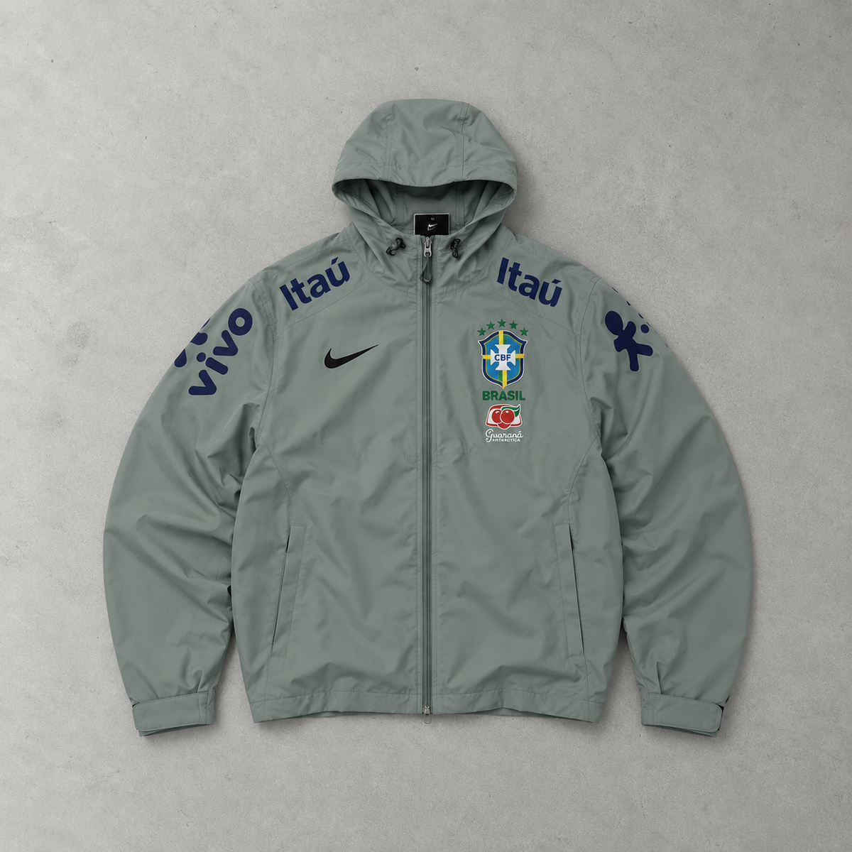 Brasilien Nike Windbreaker Türkis Limited (M)