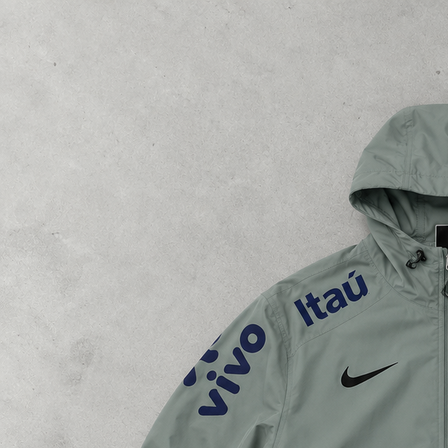 Brasilien Nike Windbreaker Türkis Limited (M)