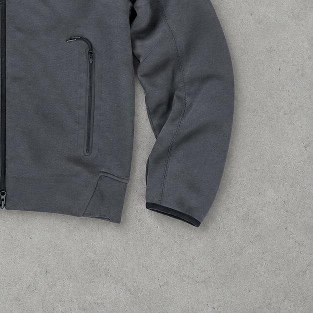 Barcelona Y2K Nike Tech Fleece Jacket Grau Rare (S)