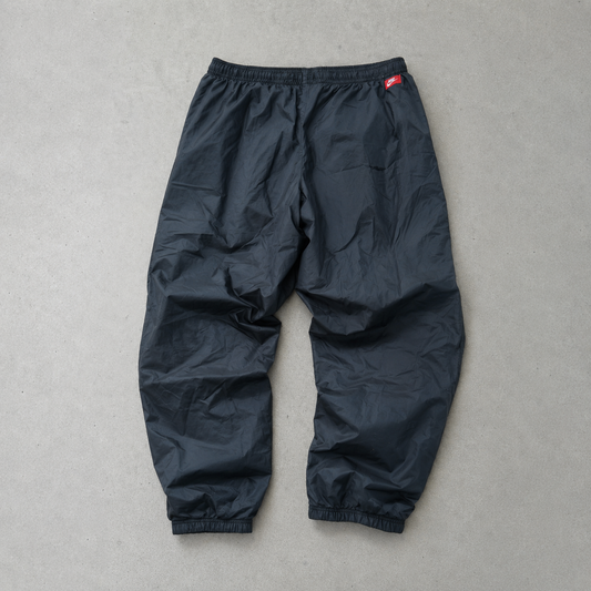 NIKE Track Pants Black / Grey Limited (M)