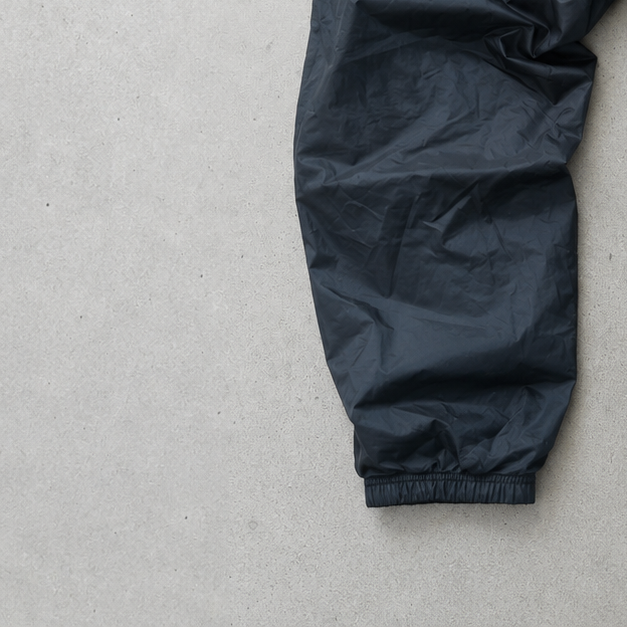 NIKE Track Pants Black / Grey Limited (M)