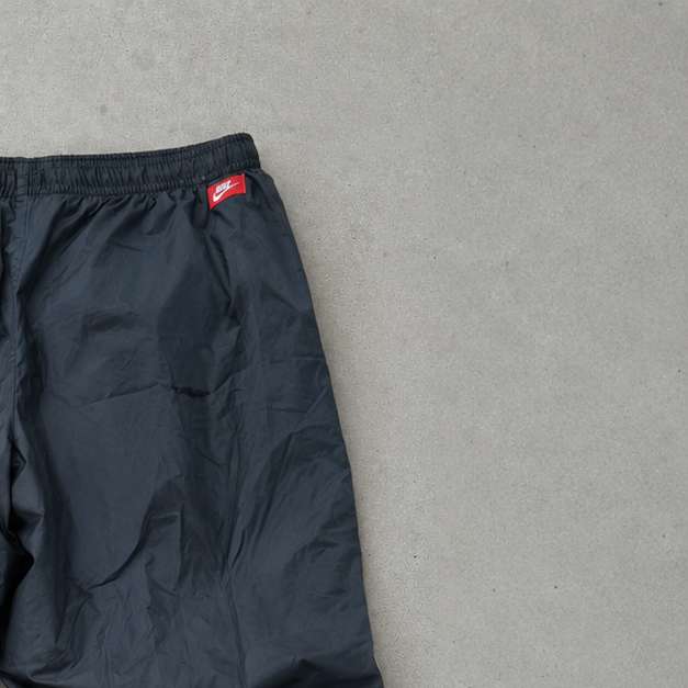NIKE Track Pants Black / Grey Limited (M)