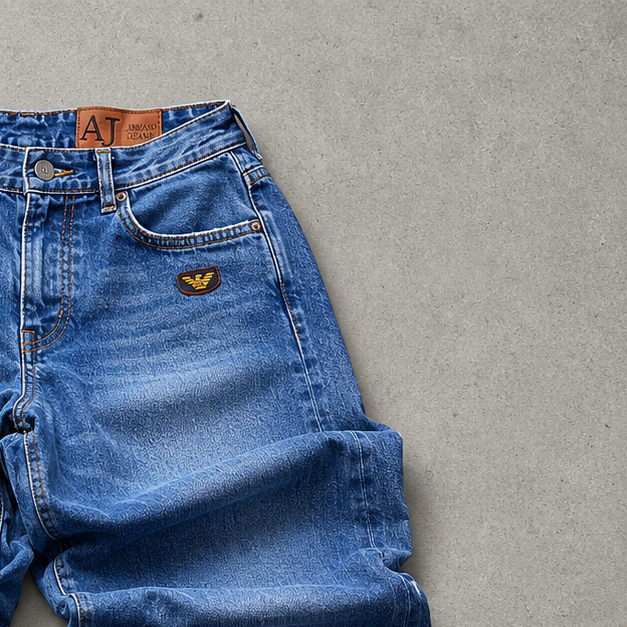 Y2K Armani Jeans Bootcut Jeans Blue Limited (S)