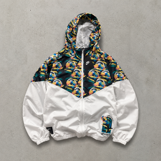 Nike Jacket White, Multicolor Limited (M)