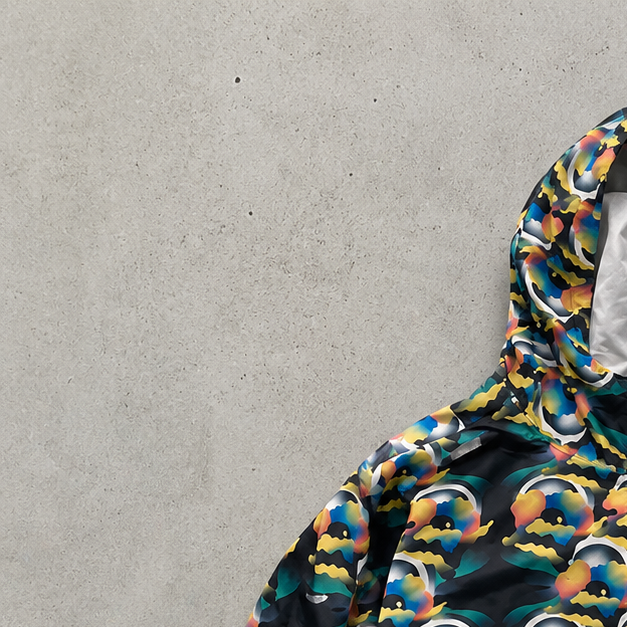 Nike Jacket White, Multicolor Limited (M)