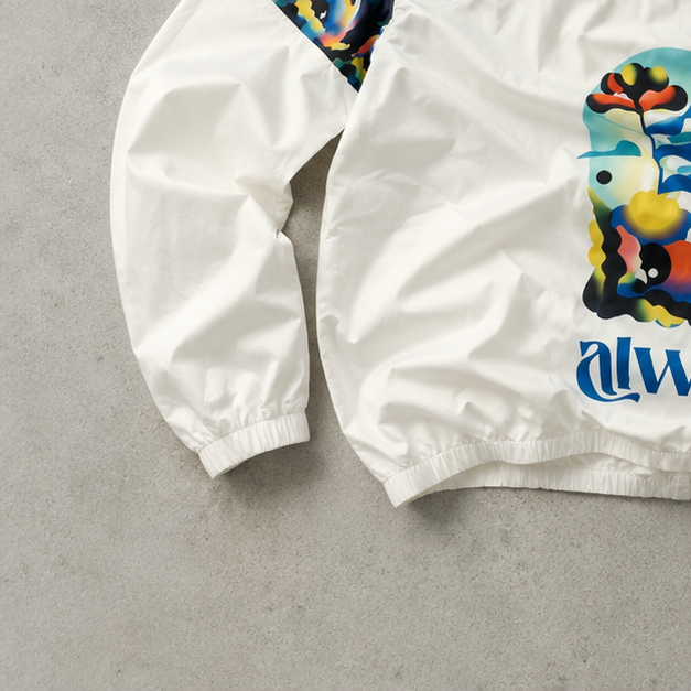 Nike Jacket White, Multicolor Limited (M)