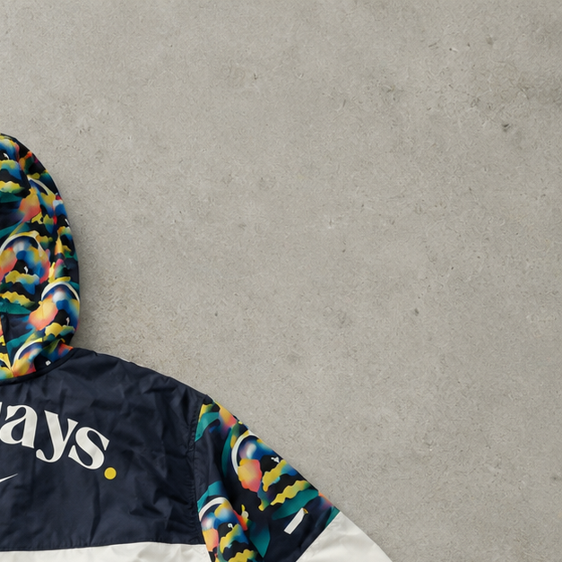 Nike Jacket White, Multicolor Limited (M)