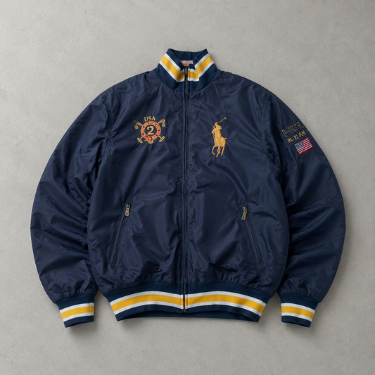 Ralph Lauren Windbreaker Marineblau Rare (M)
