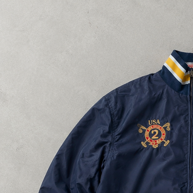 Ralph Lauren Windbreaker Marineblau Rare (M)