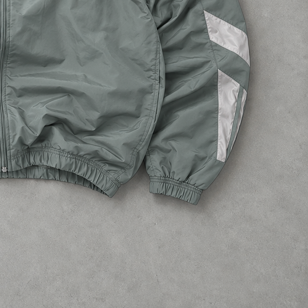 Adidas Track Jacket Turquoise/White Rare (M)