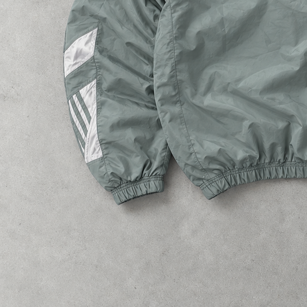 Adidas Track Jacket Turquoise/White Rare (M)