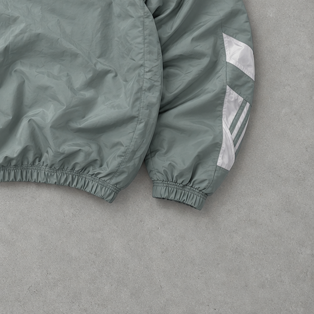 Adidas Track Jacket Turquoise/White Rare (M)