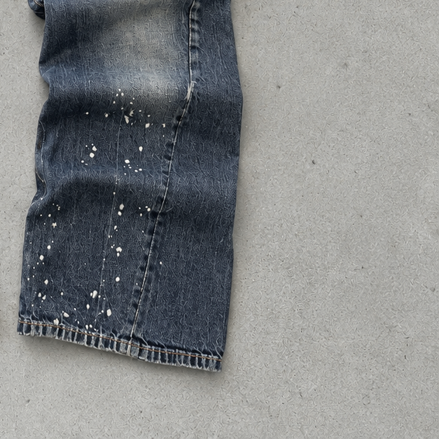 Y2K Armani Jeans Straight Fit Jeans Blue Rare (W27 | DE 42)