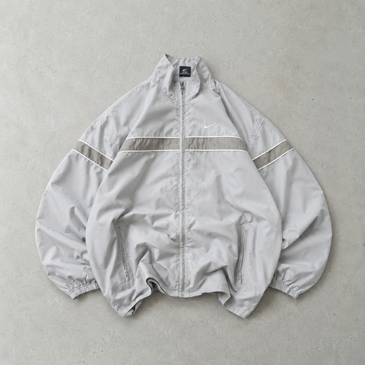 Vintage Retro Nike Windbreaker Grey Rare (XL)